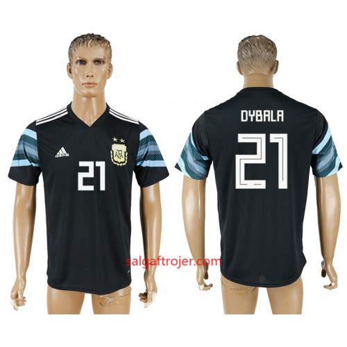Argentina Fodboldtrøjer Paulo Dybala 21 Udebanesæt VM 2018 Argentina Fodboldtrøjer Paulo Dybala 21 Udebanesæt VM 2018