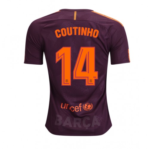 FC Barcelona Fodboldtrøjer Philippe Coutinho 14 3. sæt 2017/18 Kort ærmer FC Barcelona Fodboldtrøjer Philippe Coutinho 14 3. sæt 2017/18 Kort ærmer