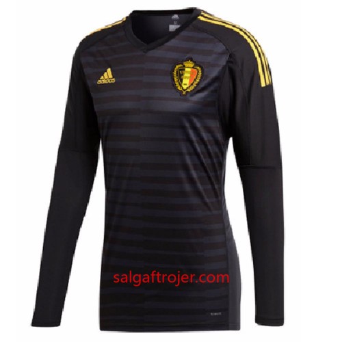 Belgien Fodboldtrøjer Målmand Hjemmebanesæt VM 2018 Langærmet Belgien Fodboldtrøjer Målmand Hjemmebanesæt VM 2018 Langærmet
