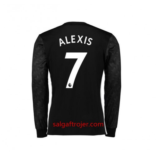 Manchester United Fodboldtrøjer Alexis Sanchez 7 Udebanesæt 2017/18 Langærmet Manchester United Fodboldtrøjer Alexis Sanchez 7 Udebanesæt 2017/18 Langærmet