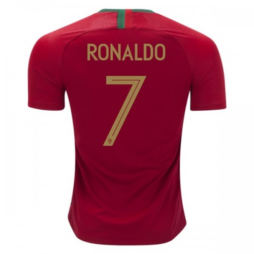 Portugal Fodboldtrøjer Cristiano Ronaldo 7 Hjemmebanesæt VM 2018 Portugal Fodboldtrøjer Cristiano Ronaldo 7 Hjemmebanesæt VM 2018