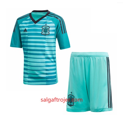 Spanien Fodboldtrøjer Målmand Børn Hjemmebanesæt VM 2018 Spanien Fodboldtrøjer Målmand Børn Hjemmebanesæt VM 2018