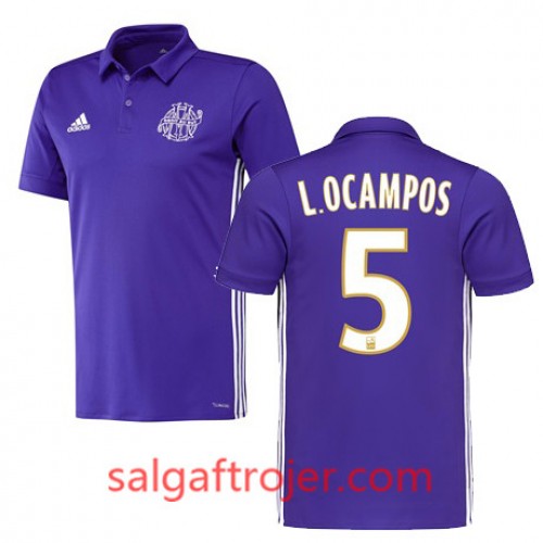 Olympique de Marseille Fodboldtrøjer LUCAS OCAMPOS 3. sæt 2017/18 Kort ærmer Olympique de Marseille Fodboldtrøjer LUCAS OCAMPOS 3. sæt 2017/18 Kort ærmer