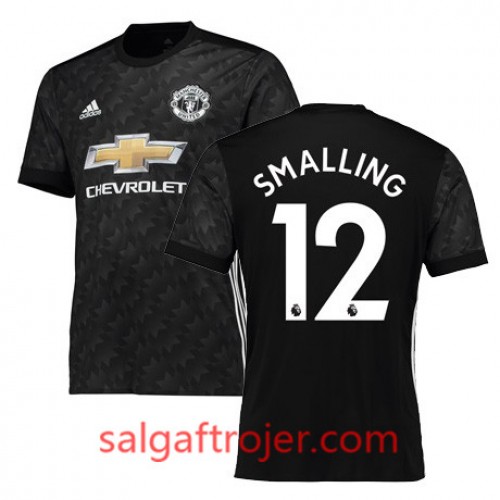 Manchester United Fodboldtrøjer SMALLING Udebanesæt 2017/18 Kort ærmer Manchester United Fodboldtrøjer SMALLING Udebanesæt 2017/18 Kort ærmer