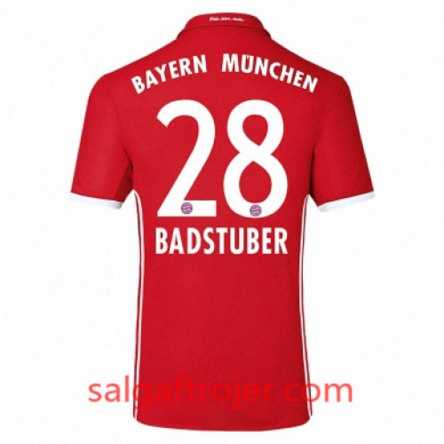 FC Bayern München Fodboldtrøjer BADSTUBER Hjemmebanesæt 2017/18 Kort ærmer FC Bayern München Fodboldtrøjer BADSTUBER Hjemmebanesæt 2017/18 Kort ærmer