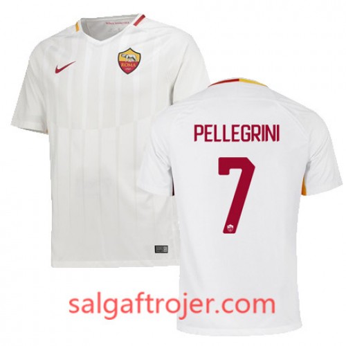 A.S. Roma Fodboldtrøjer PELLEGRINI Udebanesæt 2017/18 Kort ærmer A.S. Roma Fodboldtrøjer PELLEGRINI Udebanesæt 2017/18 Kort ærmer