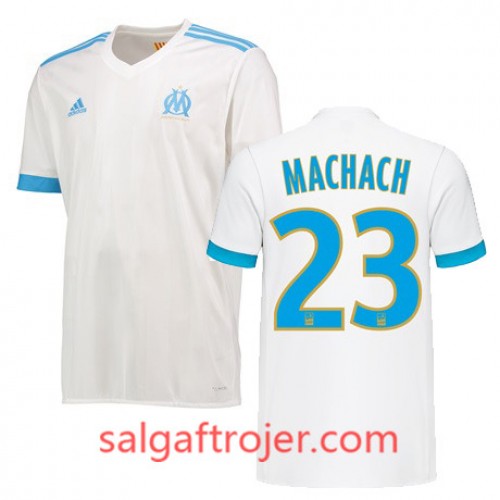 Olympique de Marseille Fodboldtrøjer ZINEDINE MACHACH Hjemmebanesæt 2017/18 Kort ærmer Olympique de Marseille Fodboldtrøjer ZINEDINE MACHACH Hjemmebanesæt 2017/18 Kort ærmer