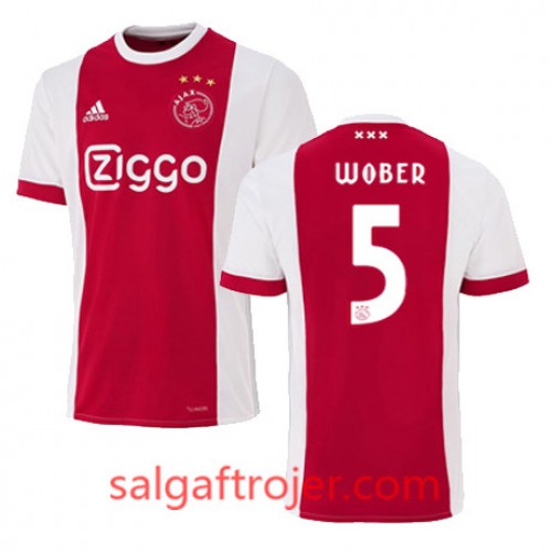 AFC Ajax Fodboldtrøjer MAXIMILIAN WOBER Hjemmebanesæt 2017/18 Kort ærmer AFC Ajax Fodboldtrøjer MAXIMILIAN WOBER Hjemmebanesæt 2017/18 Kort ærmer