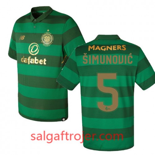 Celtic FC Fodboldtrøjer JOZO SIMUNOVIC Udebanesæt 2017/18 Kort ærmer Celtic FC Fodboldtrøjer JOZO SIMUNOVIC Udebanesæt 2017/18 Kort ærmer
