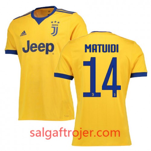 Juventus Fodboldtrøjer MATUIDI Udebanesæt 2017/18 Kort ærmer Juventus Fodboldtrøjer MATUIDI Udebanesæt 2017/18 Kort ærmer