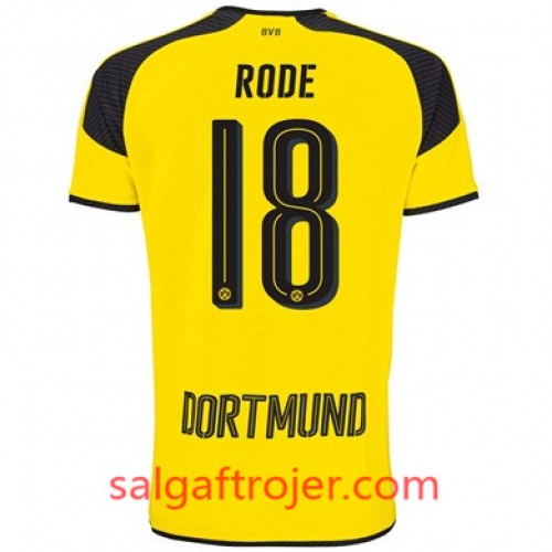 Borussia Dortmund Fodboldtrøjer RODE 3. sæt 2017/18 Kort ærmer Borussia Dortmund Fodboldtrøjer RODE 3. sæt 2017/18 Kort ærmer