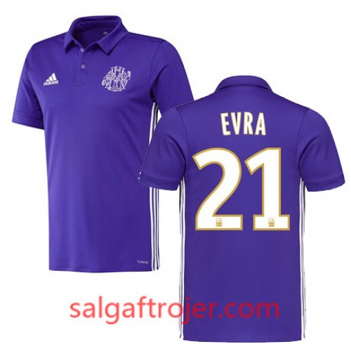 Olympique de Marseille Fodboldtrøjer Patrice Evra 3. sæt 2017/18 Kort ærmer Olympique de Marseille Fodboldtrøjer Patrice Evra 3. sæt 2017/18 Kort ærmer