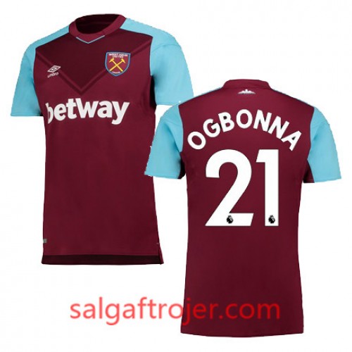 West Ham Fodboldtrøjer OGBONNA Hjemmebanesæt 2017/18 Kort ærmer West Ham Fodboldtrøjer OGBONNA Hjemmebanesæt 2017/18 Kort ærmer