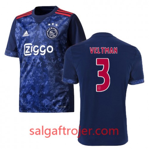 AFC Ajax Fodboldtrøjer JOEL VELTMAN Udebanesæt 2017/18 Kort ærmer AFC Ajax Fodboldtrøjer JOEL VELTMAN Udebanesæt 2017/18 Kort ærmer