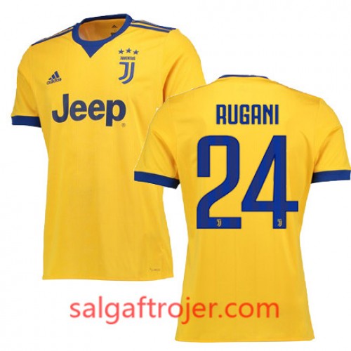 Juventus Fodboldtrøjer RUGANI Udebanesæt 2017/18 Kort ærmer Juventus Fodboldtrøjer RUGANI Udebanesæt 2017/18 Kort ærmer