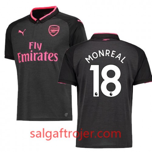 Arsenal Fodboldtrøjer MONREAL 3. sæt 2017/18 Kort ærmer Arsenal Fodboldtrøjer MONREAL 3. sæt 2017/18 Kort ærmer