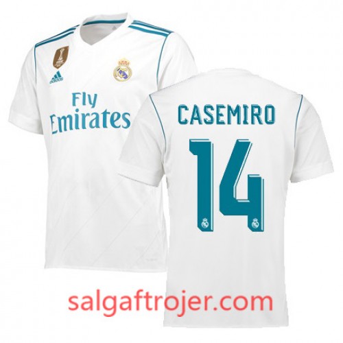 Real Madrid Fodboldtrøjer CASEMIRO Hjemmebanesæt 2017/18 Kort ærmer Real Madrid Fodboldtrøjer CASEMIRO Hjemmebanesæt 2017/18 Kort ærmer