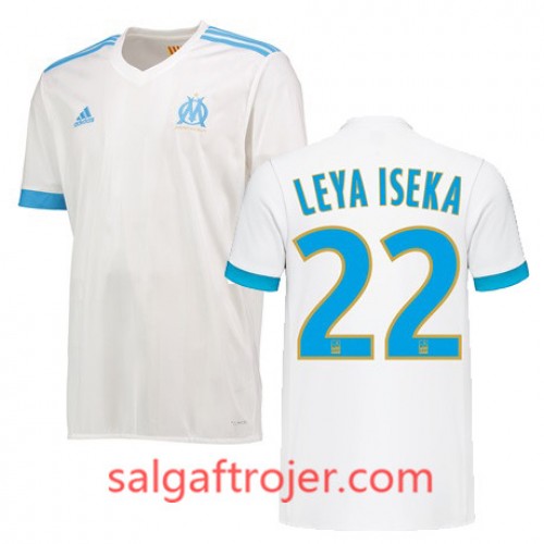 Olympique de Marseille Fodboldtrøjer AARON LEYA ISEKA Hjemmebanesæt 2017/18 Kort ærmer Olympique de Marseille Fodboldtrøjer AARON LEYA ISEKA Hjemmebanesæt 2017/18 Kort ærmer
