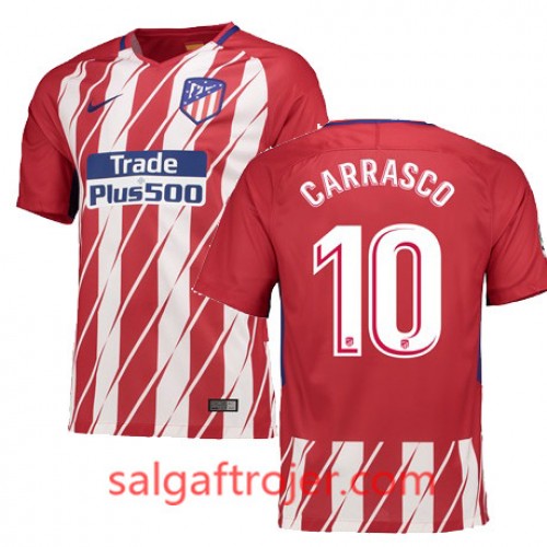 Atlético de Madrid Fodboldtrøjer CARRASCO Hjemmebanesæt 2017/18 Kort ærmer Atlético de Madrid Fodboldtrøjer CARRASCO Hjemmebanesæt 2017/18 Kort ærmer