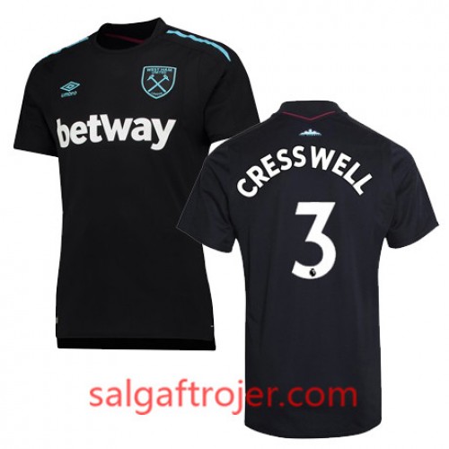 West Ham Fodboldtrøjer CRESSWELL Udebanesæt 2017/18 Kort ærmer West Ham Fodboldtrøjer CRESSWELL Udebanesæt 2017/18 Kort ærmer