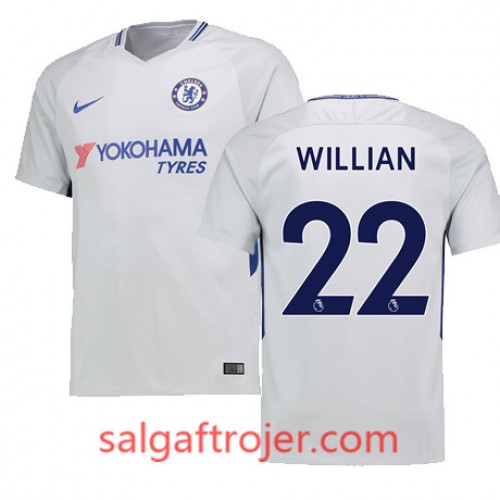 Chelsea Fodboldtrøjer WILLIAN Udebanesæt 2017/18 Kort ærmer Chelsea Fodboldtrøjer WILLIAN Udebanesæt 2017/18 Kort ærmer