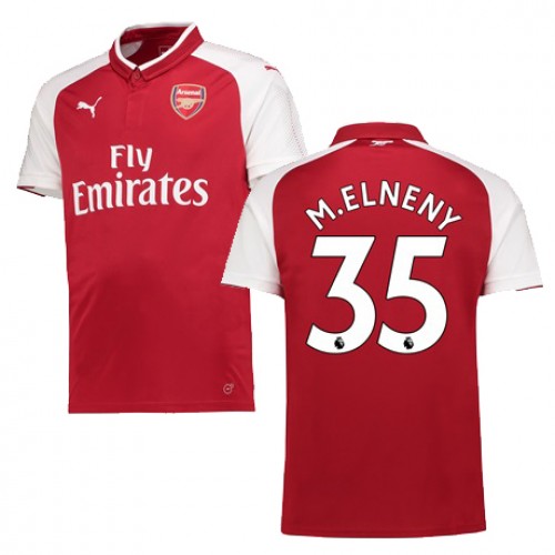Arsenal Fodboldtrøjer M ELNENY Hjemmebanesæt 2017/18 Kort ærmer Arsenal Fodboldtrøjer M ELNENY Hjemmebanesæt 2017/18 Kort ærmer