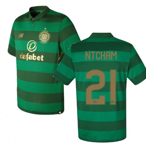 Celtic FC Fodboldtrøjer OLIVIER NTCHAM Udebanesæt 2017/18 Kort ærmer Celtic FC Fodboldtrøjer OLIVIER NTCHAM Udebanesæt 2017/18 Kort ærmer