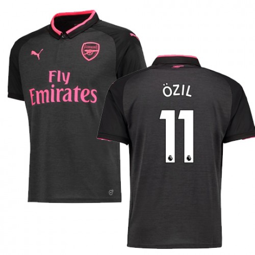 Arsenal Fodboldtrøjer OZIL 3. sæt 2017/18 Kort ærmer Arsenal Fodboldtrøjer OZIL 3. sæt 2017/18 Kort ærmer