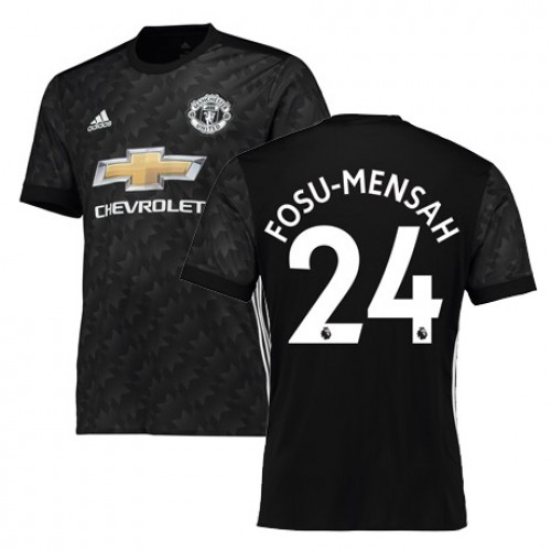 Manchester United Fodboldtrøjer FOSU MENSAH Udebanesæt 2017/18 Kort ærmer Manchester United Fodboldtrøjer FOSU MENSAH Udebanesæt 2017/18 Kort ærmer