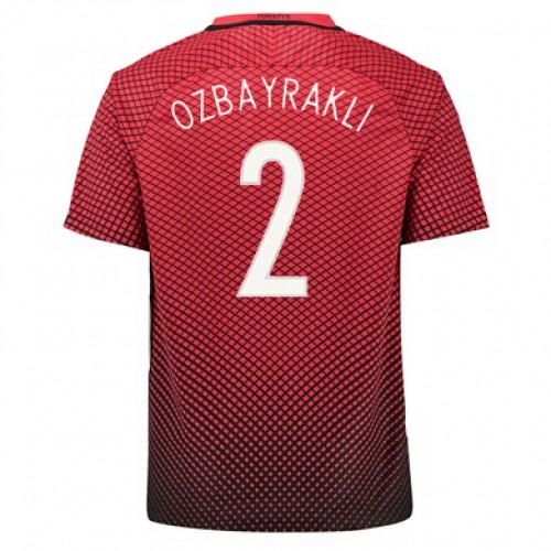 Tyrkiet Fodboldtrøjer SENER OZBAYRAKLI Hjemmebanesæt Euro 2016 Kort ærmer Tyrkiet Fodboldtrøjer SENER OZBAYRAKLI Hjemmebanesæt Euro 2016 Kort ærmer