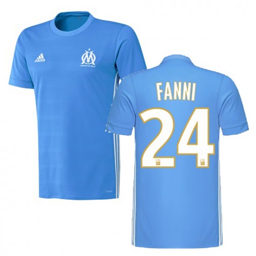 Olympique de Marseille Fodboldtrøjer ROD FANNI Udebanesæt 2017/18 Kort ærmer Olympique de Marseille Fodboldtrøjer ROD FANNI Udebanesæt 2017/18 Kort ærmer