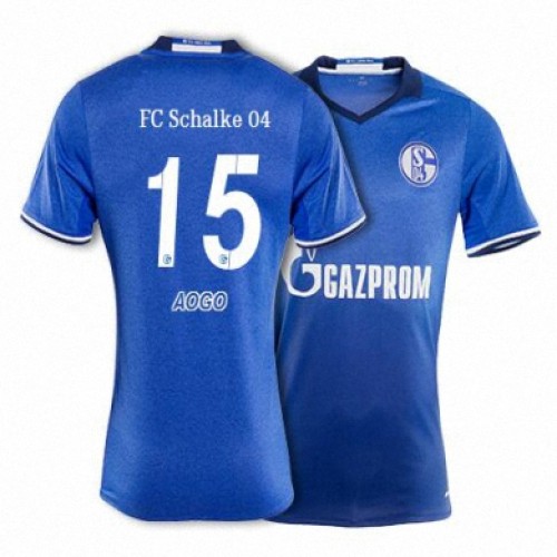 FC Schalke 04 Fodboldtrøjer AOGO Hjemmebanesæt 2017/18 Kort ærmer FC Schalke 04 Fodboldtrøjer AOGO Hjemmebanesæt 2017/18 Kort ærmer