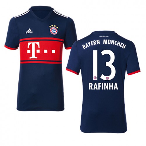 FC Bayern München Fodboldtrøjer RAFINHA Udebanesæt 2017/18 Kort ærmer FC Bayern München Fodboldtrøjer RAFINHA Udebanesæt 2017/18 Kort ærmer