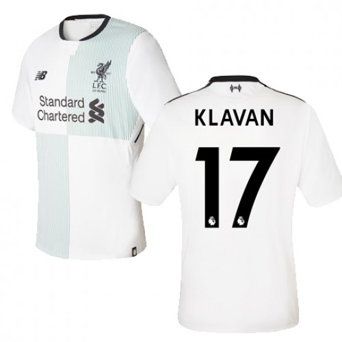 Liverpool Fodboldtrøjer KLAVAN Udebanesæt 2017/18 Kort ærmer Liverpool Fodboldtrøjer KLAVAN Udebanesæt 2017/18 Kort ærmer
