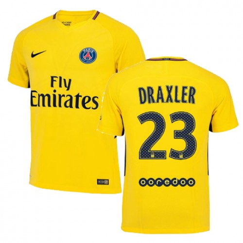 Paris Saint-Germain Fodboldtrøjer Julian Draxler Udebanesæt 2017/18 Kort ærmer Paris Saint-Germain Fodboldtrøjer Julian Draxler Udebanesæt 2017/18 Kort ærmer