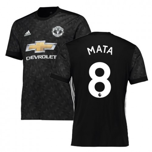 Manchester United Fodboldtrøjer MATA Udebanesæt 2017/18 Kort ærmer Manchester United Fodboldtrøjer MATA Udebanesæt 2017/18 Kort ærmer