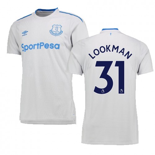 Everton Fodboldtrøjer LOOKMAN Udebanesæt 2017/18 Kort ærmer Everton Fodboldtrøjer LOOKMAN Udebanesæt 2017/18 Kort ærmer