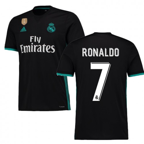 Real Madrid Fodboldtrøjer RONALDO Udebanesæt 2017/18 Kort ærmer Real Madrid Fodboldtrøjer RONALDO Udebanesæt 2017/18 Kort ærmer