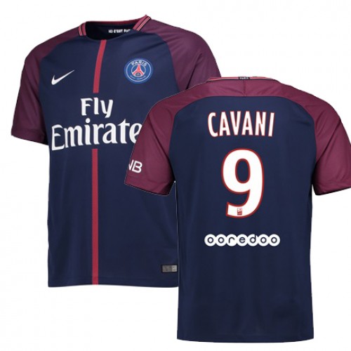 Paris Saint-Germain Fodboldtrøjer EDINSON CAVANI Hjemmebanesæt 2017/18 Kort ærmer Paris Saint-Germain Fodboldtrøjer EDINSON CAVANI Hjemmebanesæt 2017/18 Kort ærmer