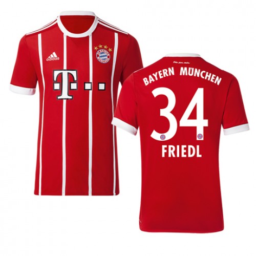 FC Bayern München Fodboldtrøjer FRIEDL Hjemmebanesæt 2017/18 Kort ærmer FC Bayern München Fodboldtrøjer FRIEDL Hjemmebanesæt 2017/18 Kort ærmer