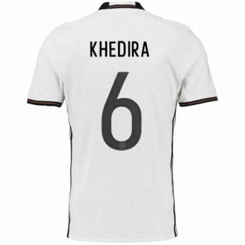 Tyskland Fodboldtrøjer SAMI KHEDIRA Hjemmebanesæt Euro 2016 Kort ærmer Tyskland Fodboldtrøjer SAMI KHEDIRA Hjemmebanesæt Euro 2016 Kort ærmer