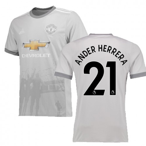 Manchester United Fodboldtrøjer HERRERA 3. sæt 2017/18 Kort ærmer Manchester United Fodboldtrøjer HERRERA 3. sæt 2017/18 Kort ærmer