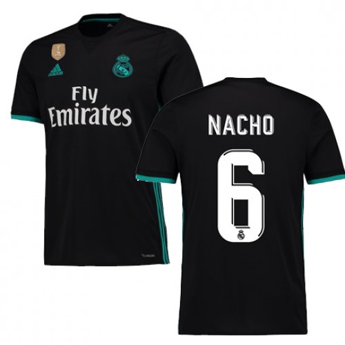 Real Madrid Fodboldtrøjer NACHO Udebanesæt 2017/18 Kort ærmer Real Madrid Fodboldtrøjer NACHO Udebanesæt 2017/18 Kort ærmer