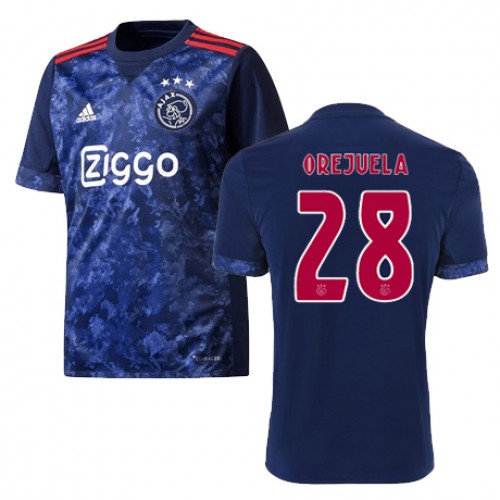AFC Ajax Fodboldtrøjer LUIS MANUEL OREJUELA Udebanesæt 2017/18 Kort ærmer AFC Ajax Fodboldtrøjer LUIS MANUEL OREJUELA Udebanesæt 2017/18 Kort ærmer