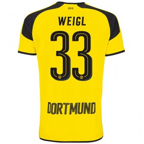 Borussia Dortmund Fodboldtrøjer WEIGL 3. sæt 2017/18 Kort ærmer Borussia Dortmund Fodboldtrøjer WEIGL 3. sæt 2017/18 Kort ærmer