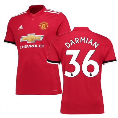 Manchester United Fodboldtrøjer DARMIAN Hjemmebanesæt 2017/18 Kort ærmer Manchester United Fodboldtrøjer DARMIAN Hjemmebanesæt 2017/18 Kort ærmer