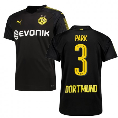 Borussia Dortmund Fodboldtrøjer PARK Udebanesæt 2017/18 Kort ærmer Borussia Dortmund Fodboldtrøjer PARK Udebanesæt 2017/18 Kort ærmer