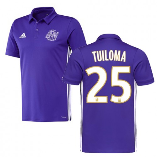 Olympique de Marseille Fodboldtrøjer BILL TUILOMA 3. sæt 2017/18 Kort ærmer Olympique de Marseille Fodboldtrøjer BILL TUILOMA 3. sæt 2017/18 Kort ærmer