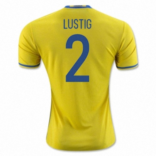 Sverige Fodboldtrøjer MIKAEL LUSTIG Hjemmebanesæt Euro 2016 Kort ærmer Sverige Fodboldtrøjer MIKAEL LUSTIG Hjemmebanesæt Euro 2016 Kort ærmer