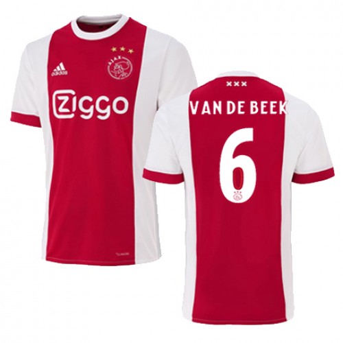 AFC Ajax Fodboldtrøjer DONNY VAN DE BEEK Hjemmebanesæt 2017/18 Kort ærmer AFC Ajax Fodboldtrøjer DONNY VAN DE BEEK Hjemmebanesæt 2017/18 Kort ærmer